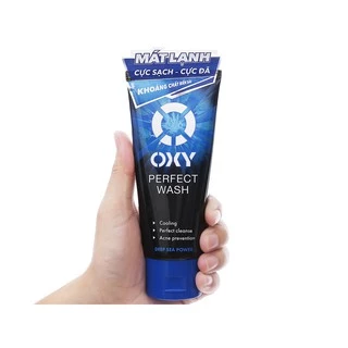 Kem sữa rửa mặt Oxy 100g  Perfect Deep Wash Oil Control White Complete Total anti-acne Prime Multi Action ngừa mụn