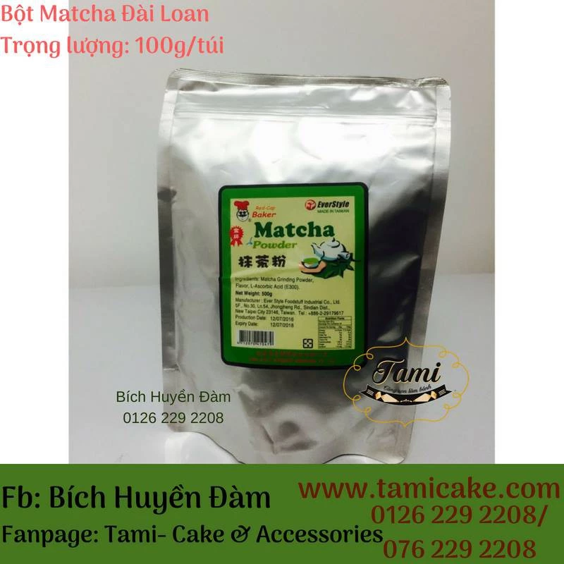 BỘT MATCHA ĐÀI LOAN (100G)