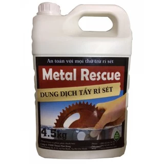 Chất Tẩy Rỉ Sét Metal Rescue 4.5 Kg Vệ Sinh Ô Tô Xe Máy Bình Xăng Không Ăn Mòn Kim Loại