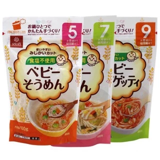 Mì Somen, Udon, Spaghetti của Hakubaku dành cho bé từ 5 tháng tuổi