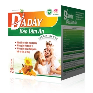 Dạ dày BẢO TÂM AN hỗ trợ viêm loét dạ dày tá tràng (hộp 20 gói)