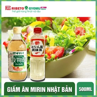 Các loại giấm ăn, Rượu nấu ăn mirin, Giấm hoa quả, giấm táo Nhật Bản 500ml - hàng nội địaNhật Bản.