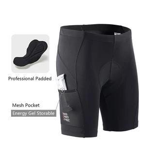 Santic Nam Quần Short Đạp Xe Nữ 4D Đệm Chống Sốc MTB Xe Đạp Quần Short Có Túi Thoáng Khí Quần Short Đạp Xe WM1C05125