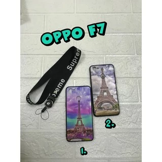 OPPO F7_ ỐP LƯNG THỜI TRANG IN HÌNH THÁP SIÊU ĐẸP TẶNG ĐÂY ĐEO ĐT