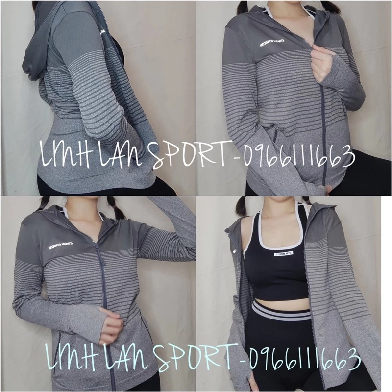 ÁO KHOÁC NỮ DÁNG BODY XINH ĐẸP/ ĐỒ TẬP GYM YOGA NỮ PHONG CÁCH