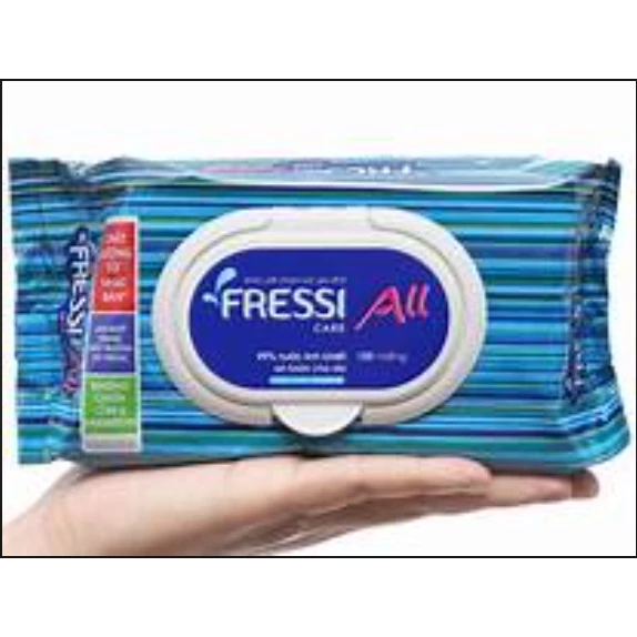 Com bo 10 gói khăn ướt Fressi  care-All(100 miếng)