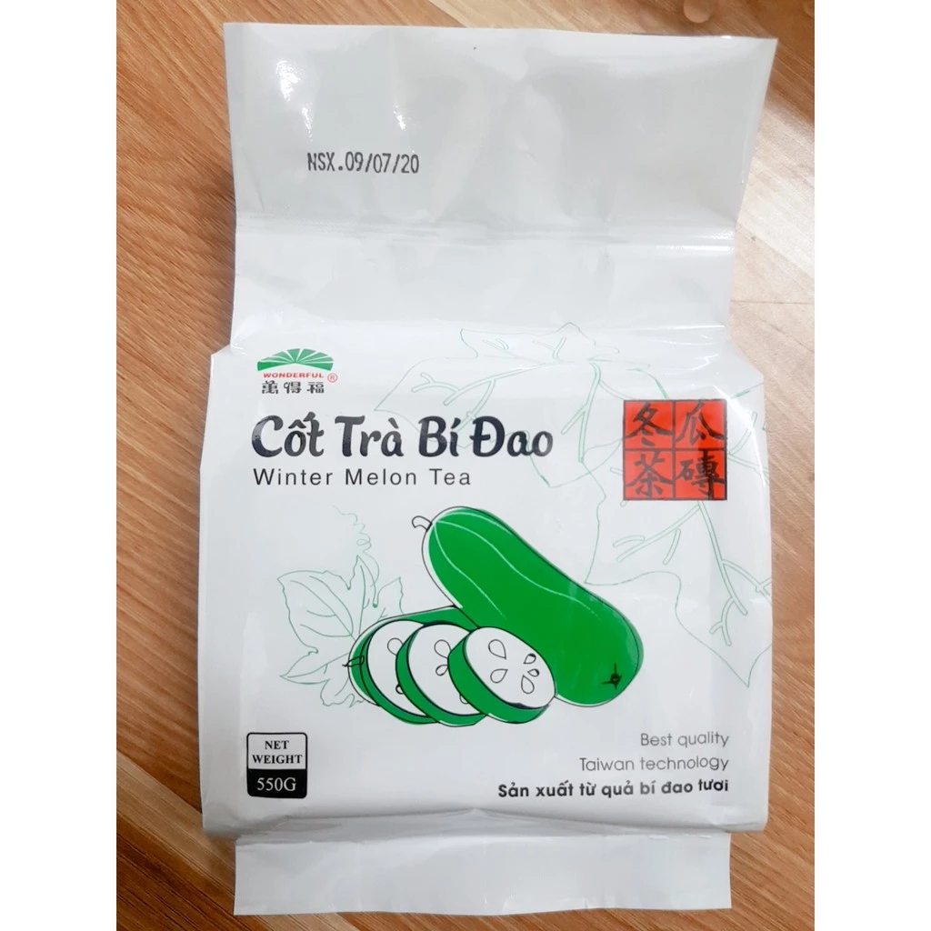 Cốt Trà Bí Đao Wonderful để làm món trà BÍ ĐAO HẠT CHIA 600gr- Siêu Ngon