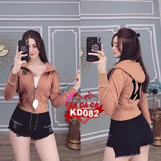 [Sale Sập Sàn] ÁO KHOÁT LỬNG NỮ KIỂU NEW YOK TRƯỚC SAU RẤT HOT khoác croptop thun nữ chống nắng