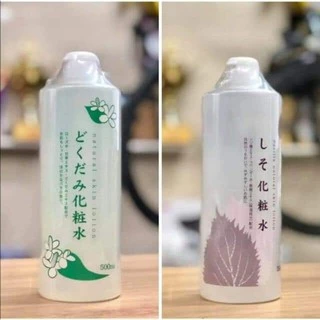 Nước Hoa Hồng Toner Diếp Cá, Tía Tô Dokudami Natural Skin Lotion Nội Địa Nhật Bản -  500ml