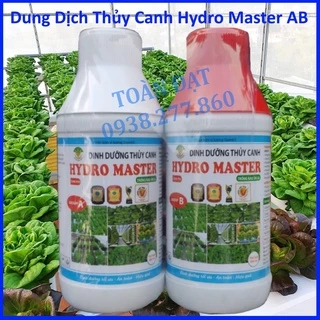 Bộ Dung Dịch Thủy Canh Hydro Master AB (500ml/chai), phân bón cung cấp dinh dưỡng cho cây trồng