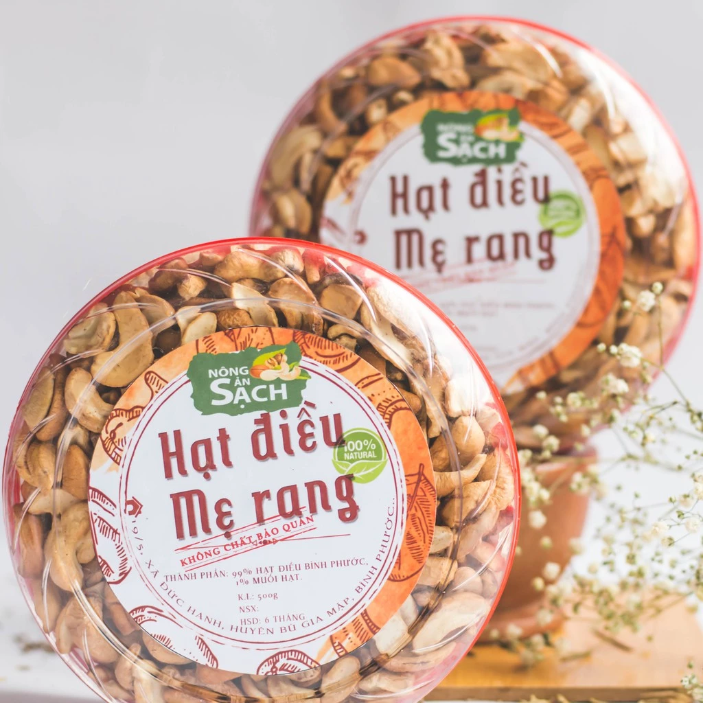 Hạt Điều VỠ ĐÔI Rang Muối Đã Bóc Vỏ
