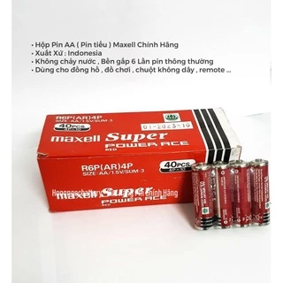 Viên pin AA Maxell alkaline R6P (AR) chính hãng xịn