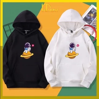 Áo hoodie nam nữ in Phi Hành Gia cực đẹp, vải nỉ dày dặn thích hợp mặc cặp