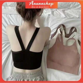 Áo Bra Tập Cotton Nữ Hàng Mới Kiểu Dáng Thể Thao Gym, Yoga, Croptop Cá Tính Có Đệm Nâng Ngực 208