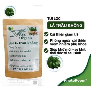 Bột lá trầu không sạch nguyên chất Organic - mỹ phẩm Handmade Mộc