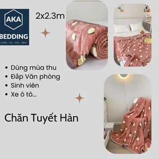 Chăn hè tuyết mỏng 1.5kg phù hợp đắp bốn mùa rất tiện lợi size 200x230cm cực rộng siêu mềm nhẹ