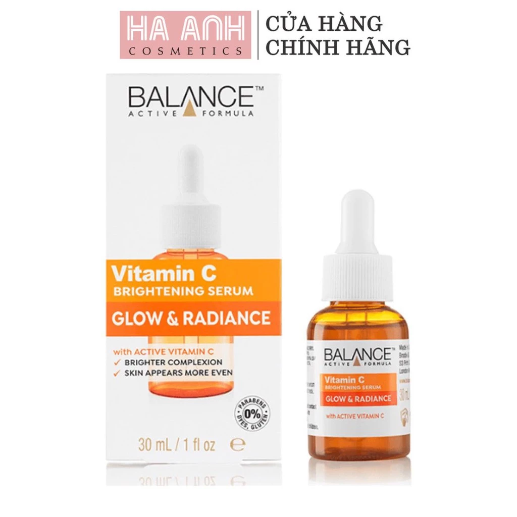 Tinh Chất Serum Balance Active Formula Vitamin C Brightening 30ml