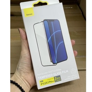 Bộ 2 kính cường lực Baseus iPhone 13 Mini/ 13/ 13 Pro/ 13 Pro Max Full màn hình