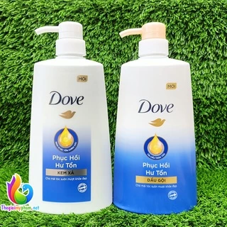 Dầu Gội 640g Hoặc Dầu Xả Phục Hồi Hư Tổn Dove 610g