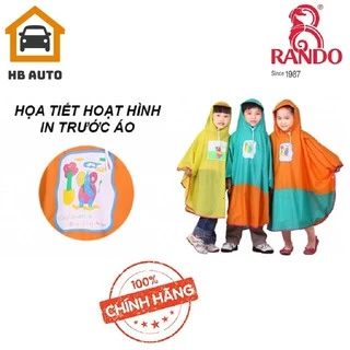 [ CAO CẤP] Áo mưa bướm trẻ em Rando Pocho dành cho các bé có độ tuổi từ (2 tuổi đến 3 tuổi) tương đương với size số 1