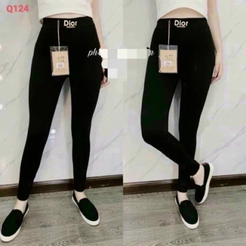 [GIÁ SỈ]🔥Quần legging cạp chữ, chất Umi co giãn 4 chiều, form chuẩn tôn dáng