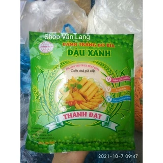 Bánh tráng bò bía đậu xanh cuốn chả giò xốp