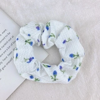 Dây cột tóc scrunchies ngọt ngào dễ thương cho bạn gái , màu sắc tươi xinh xắn