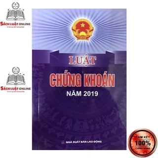 Sách - Luật Chứng khoán (NXB Lao động)