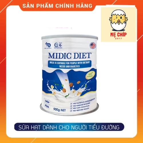 [Giá sỉ] [Chính hãng] Sữa hạt dành riêng cho người tiểu đường Midic Diet