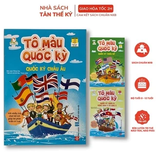 Sách Tô màu quốc kỳ (Bộ 3 cuốn)