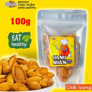 (100g) Hạnh Nhân (RB) Rang Bơ Vỏ Mỏng - Nhập Khẩu Mỹ - Dễ Tách Vỏ - Đồ ăn vặt Healthy BeeNut