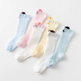 Vớ Cotton Mềm Nhẹ In Họa Tiết Động Vật Hoạt Hình Cho Bé 1-3 Tuổi