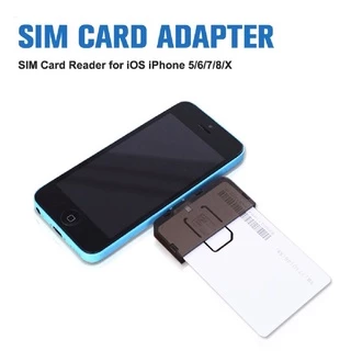 Đầu Đọc Thẻ Sim Mini Cho Điện Thoại iPhone 5, 6, 7, 8, X