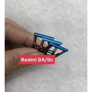 Khay sim Xiaomi Redmi 9A, Xiaomi Redmi 9C nhiều màu dùng chung new zin