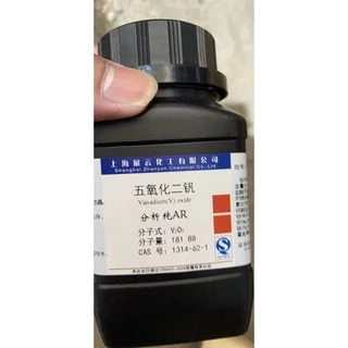 Hoá chất Vanadium(V) oxide V2O5 Cas No. 1314-62-1 lọ 100g