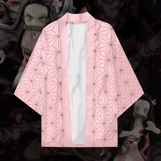 Áo Khoác kimono Hóa Trang Nhân Vật anime demon killer kamado nezuko Nhật Bản haori Cho Nữ