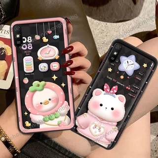 Ốp lưng Xiaomi Redmi 7A / 8A / 9A gấu,thỏ trắng , đồng hồ dễ thương cute cực đẹp
