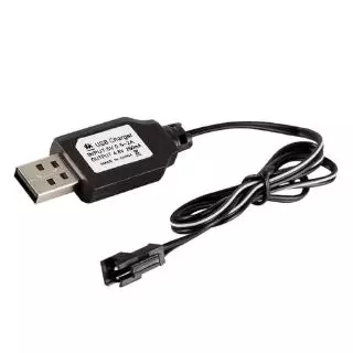 Dây cáp sạc USB phích SM-2P 4.8V 250mA cho pin Ni-Cd Ni-MH