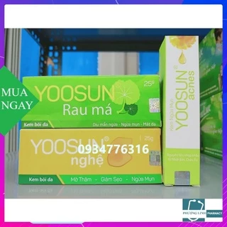 Kem Ngừa Mụn, Ngừa Thâm Yoosun Nghệ 20g , Rau Má 25g