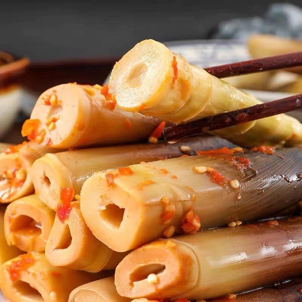[Hàng mới] Măng Trúc cay Tứ Xuyên ngâm ớt xanh gói 500g - 400g - 200g- 100g