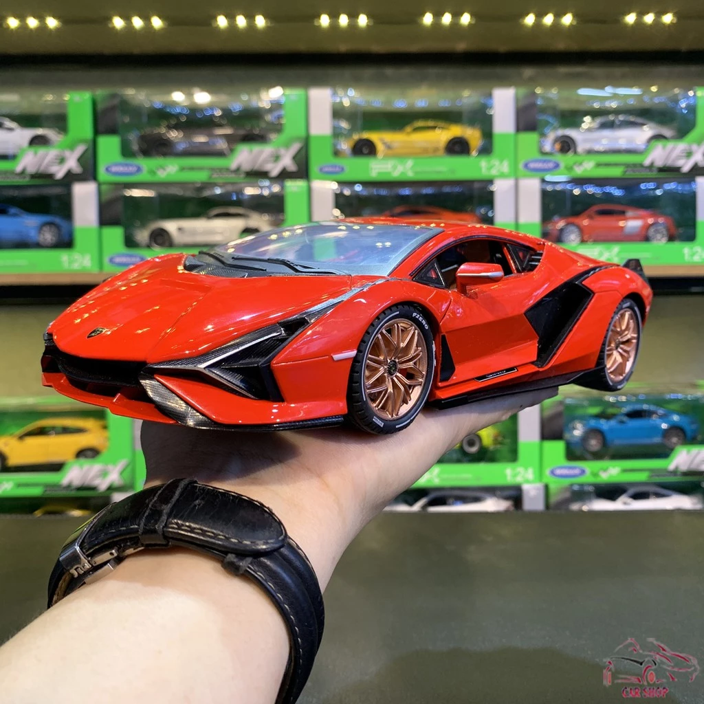 Mô hình xe kim loại Lamborghini Sian FKP 37 Tỉ Lệ 1:18 của hãng Weituo