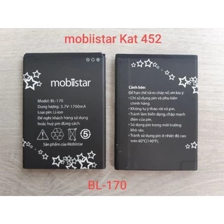 Pin mobiistar Kat 452 (VUI LÒNG ĐỌC KỸ THÔNG TIN , TRÁNH ĐẶT NHẦM) , pin này ko xài cho máy mobiistar B242i