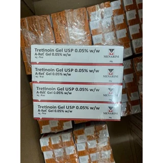 Tretinoin Aret 0.1% - 0.05% - 0.025% gel (20g) giảm mụn, chống lão hóa, tre tretinol Ấn Độ