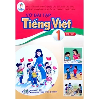 Sách Vở bài tập Tiếng Việt 1 Tập 1 (Cánh Diều) - Bán kèm bao sách và bút chì 2B