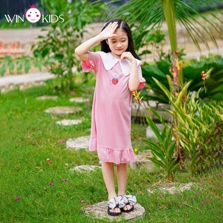 Đầm thun bé gái 3 tuổi đến 10 tuổi Thời trang trẻ em Winkids - SP000632 - váy bé gái