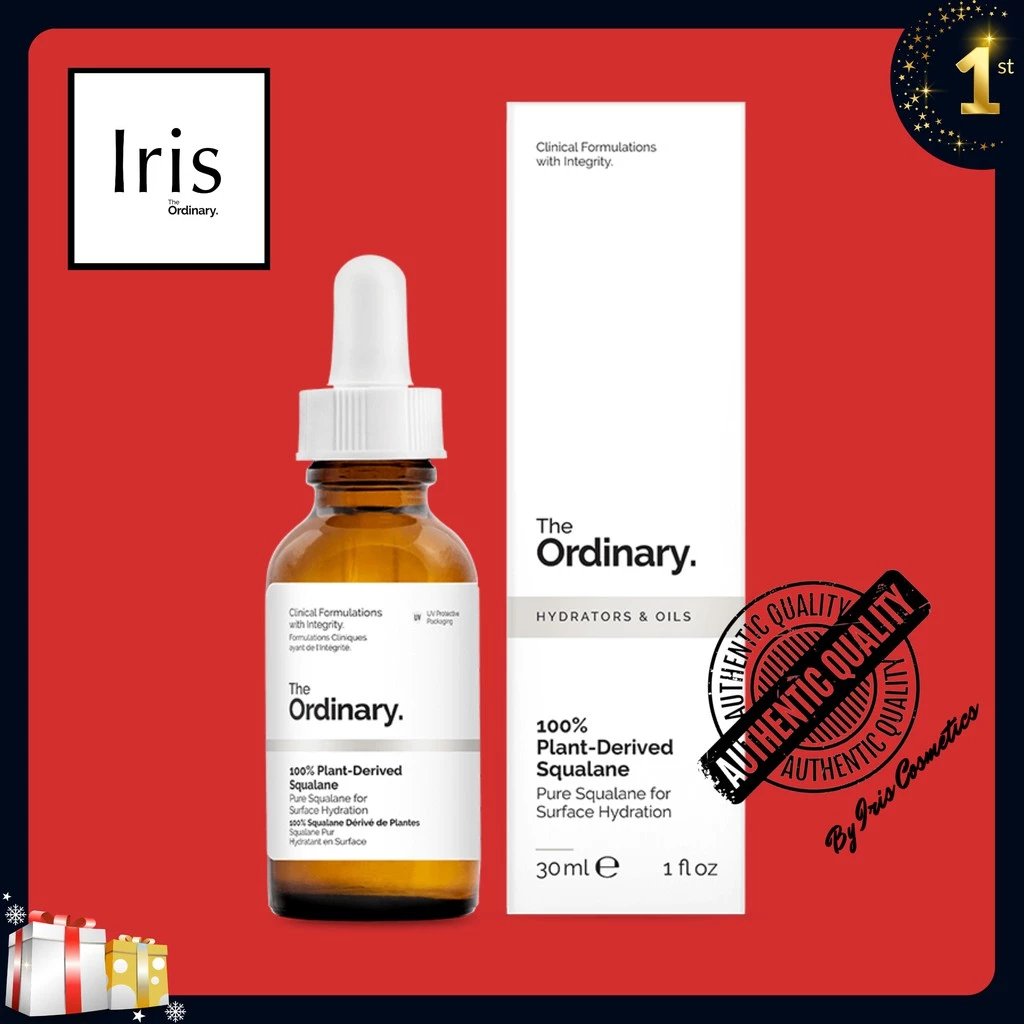 (BILL CANADA) Serum dưỡng ẩm 100% Plant-Derived Squalane – The Ordinary.