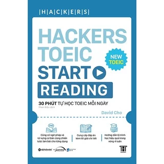 Sách - Hackers Toeic Start Reading (30 Phút tự học TOEIC mỗi ngày)