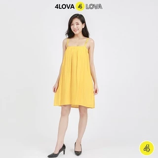 Váy 2 dây đũi suông 4LOVA trơn basic nữ cực xinh