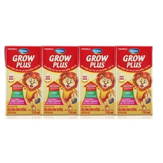 Thùng sữa bột pha sẳn Vinamilk Dielac growplus đỏ 110ml