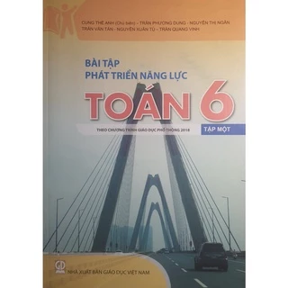 Sách - Bài tập phát triển năng lực Toán 6 tập 1